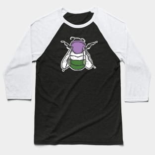 Genderqueer Bee Baseball T-Shirt